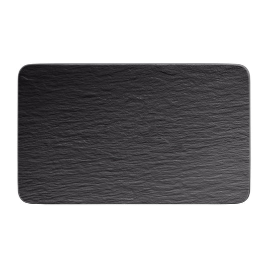 Villeroy & Boch Manufacture Rock plate 17x28 cm Black