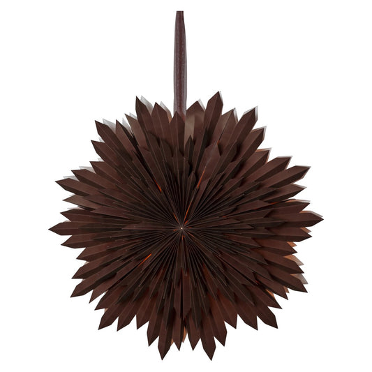 Star Trading Ice advent star Ø50 cm Brown