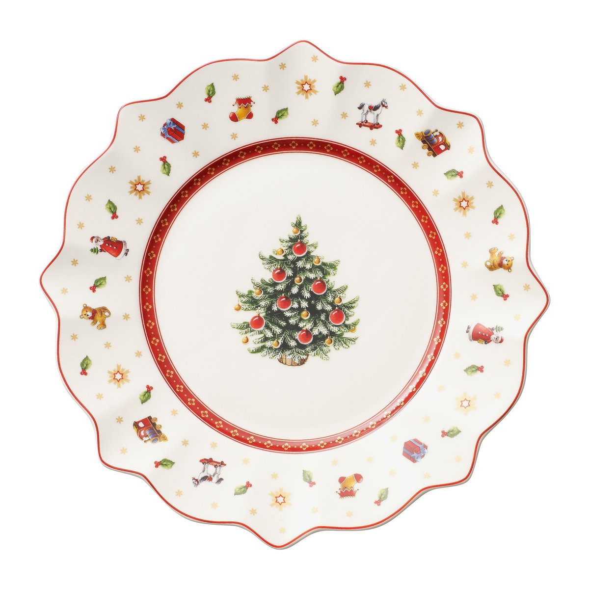 Villeroy & Boch Toy's Delight plate Ø24 cm White-red