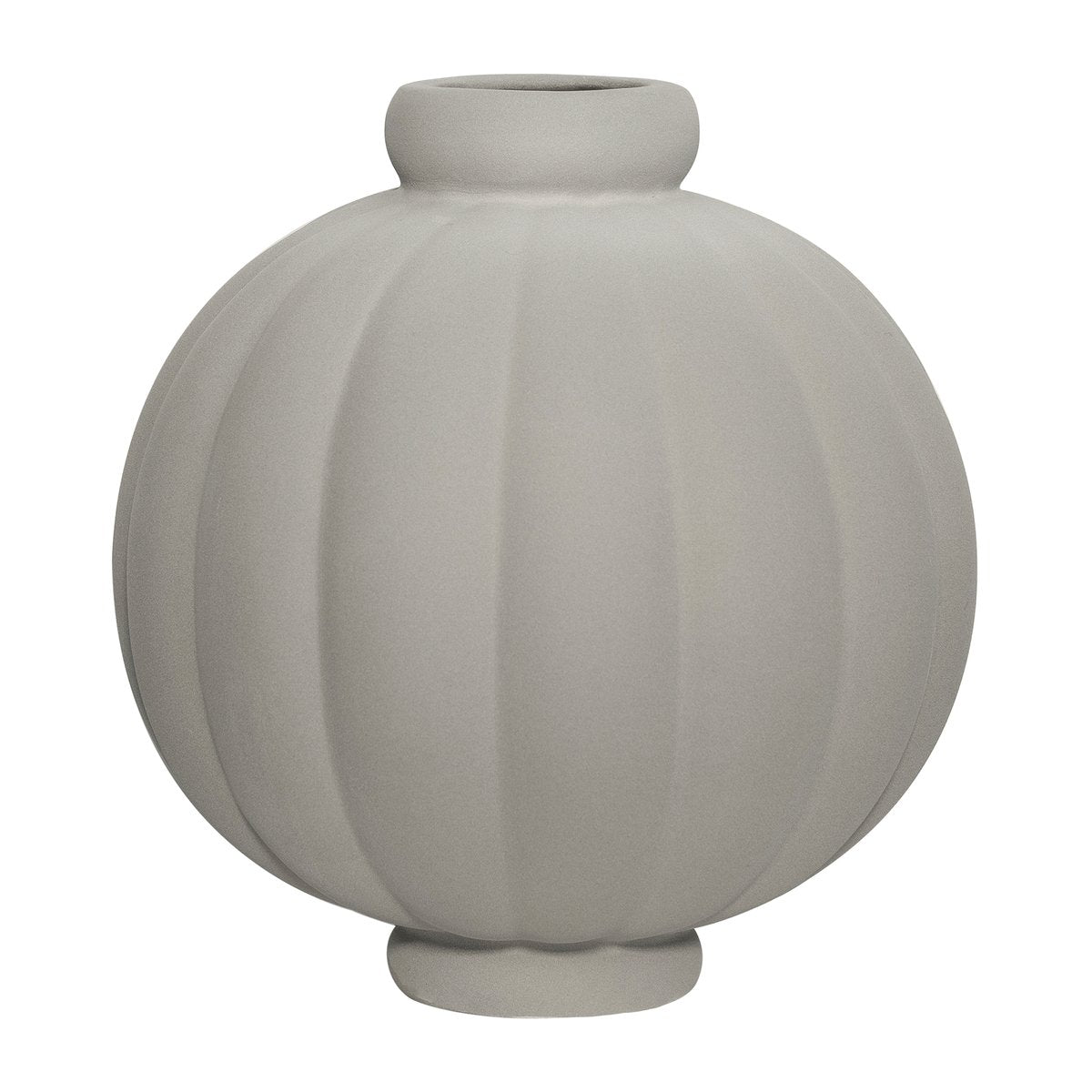 Louise Roe Balloon Vase 25cm Sanded Grey