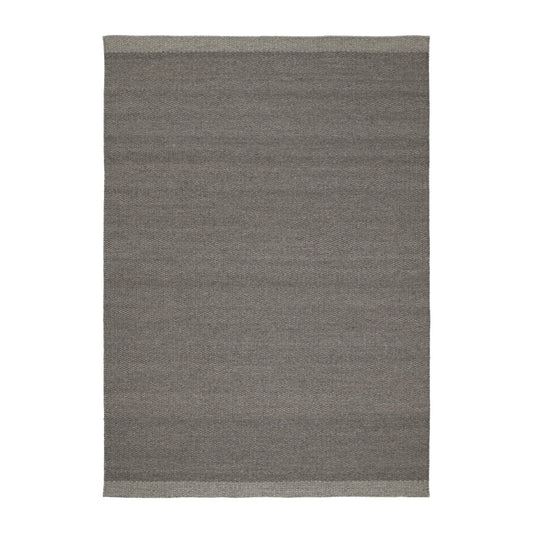 Linie Design Frode wool rug 200x300 cm Charcoal