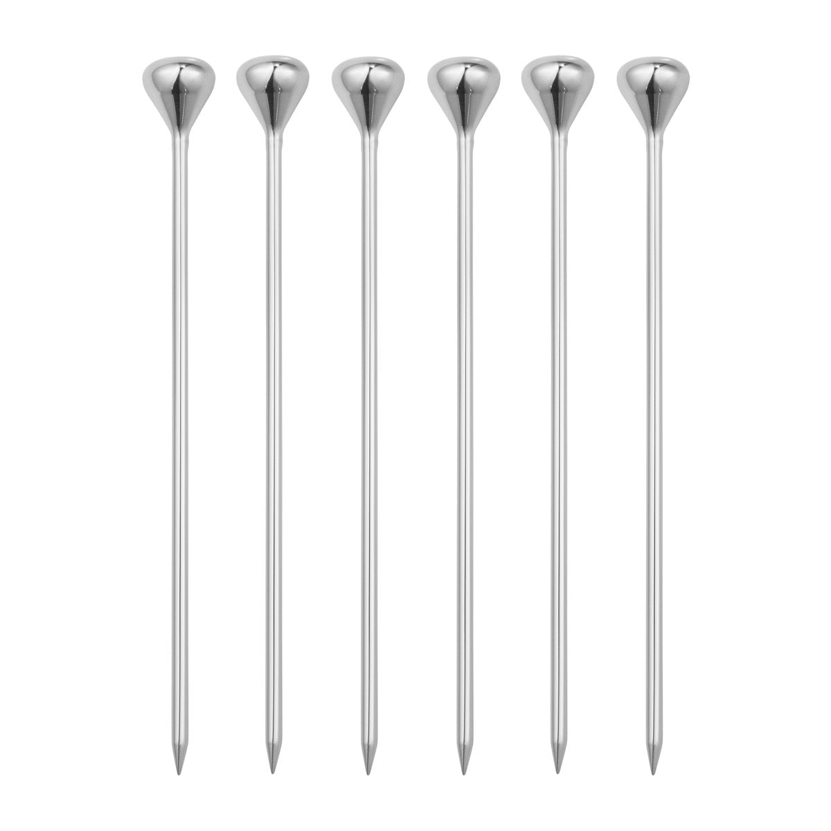 Georg Jensen Sky Cocktail-Sticks 6er Pack Edelstahl