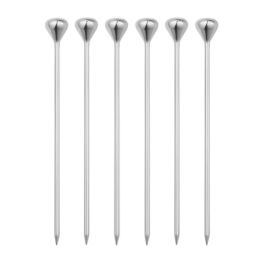 Georg Jensen Sky Cocktail-Sticks 6er Pack Edelstahl