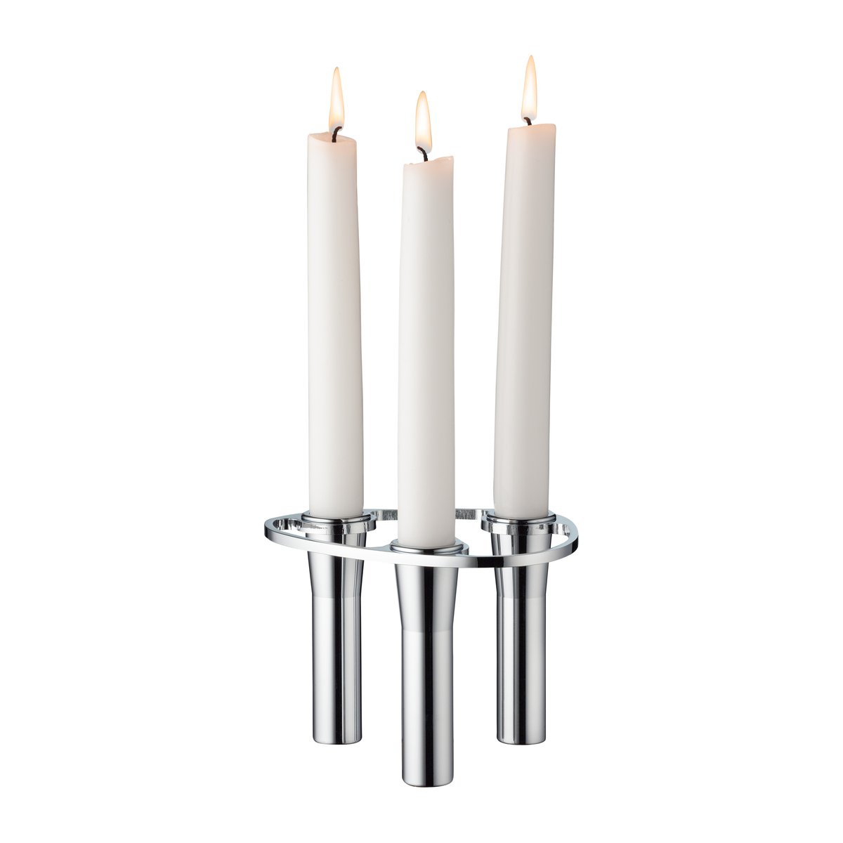 LIND DNA Lind Curve combinable candle sticks chrome Triple