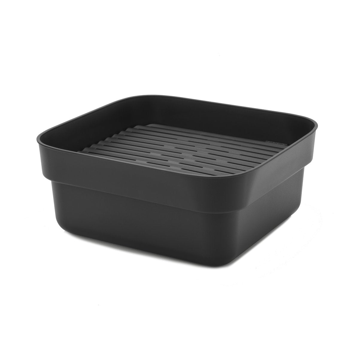 Brabantia Sinkside dish bowl with drying tray 34x37 cm Dark grey