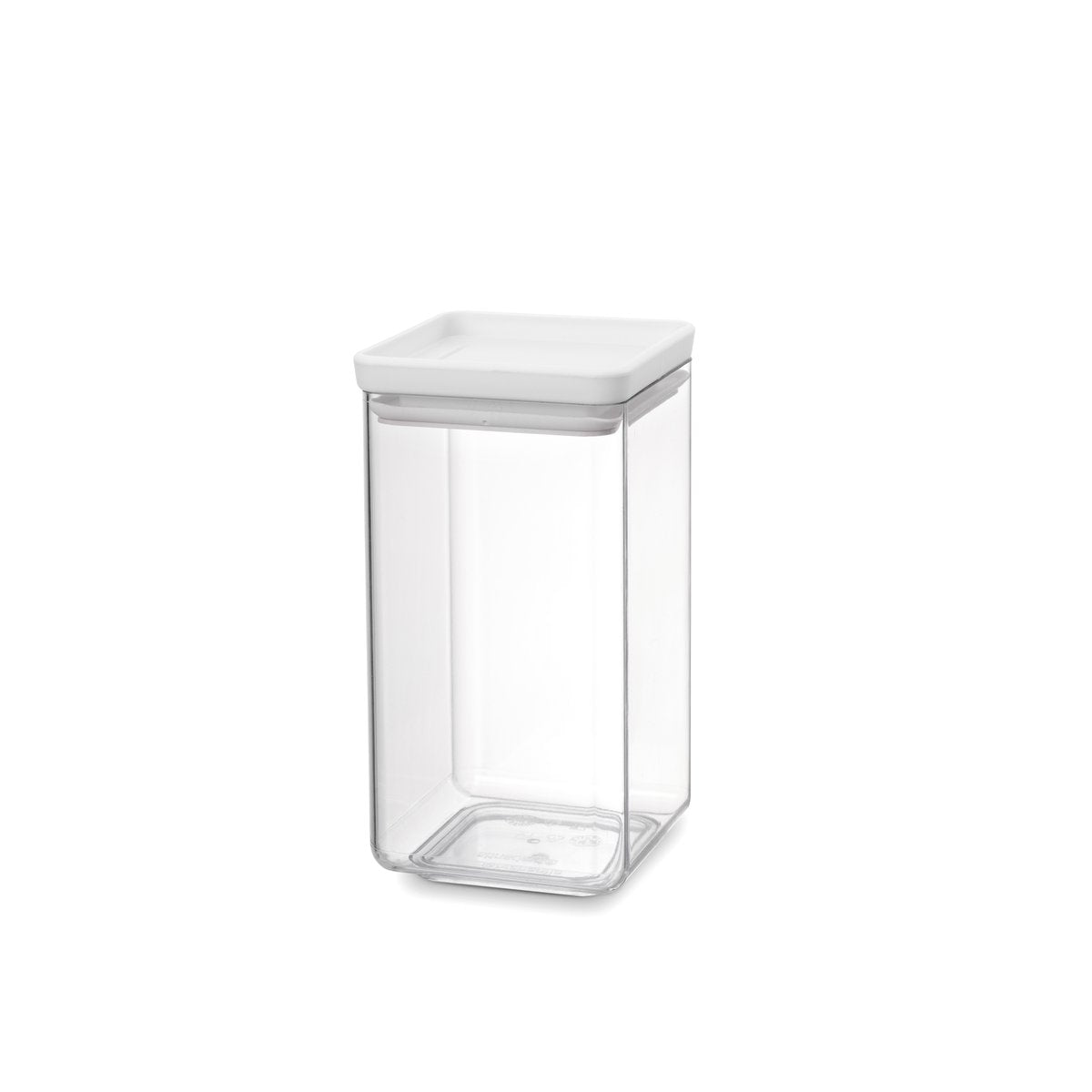 Brabantia TASTY+ square storage jar 1.6 L Light grey