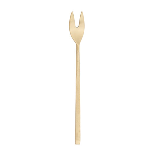 URBAN NATURE CULTURE UNC serving fork 16 cm brass