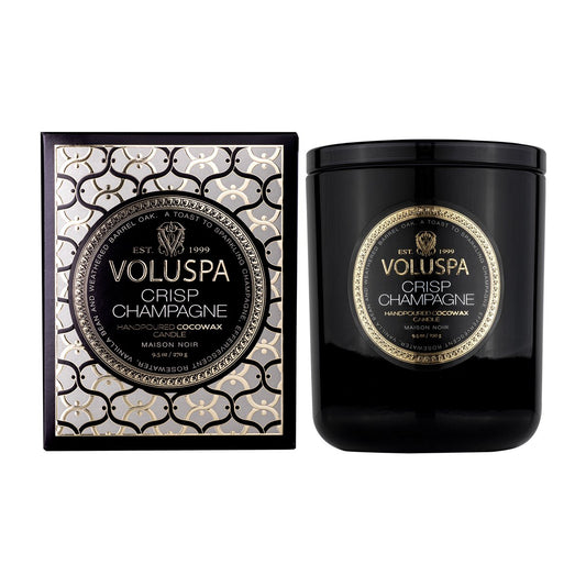 Voluspa Classic Maison Noir Duftkerze 60 Stunden Crisp Champagne