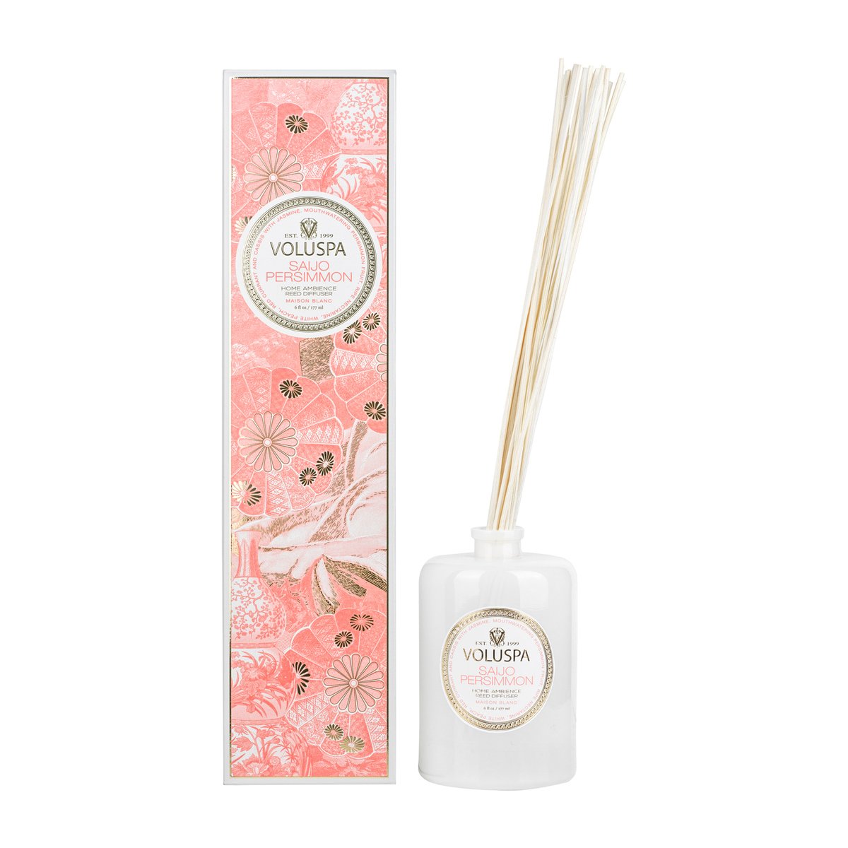 Voluspa Maison Blanc fragrance sticks 177 ml Saijo Persimmon