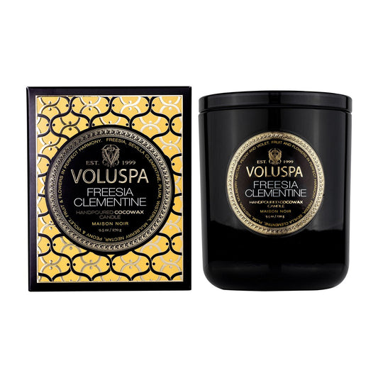 Voluspa Classic Maison Noir scented 60 hours Freesia Clementine