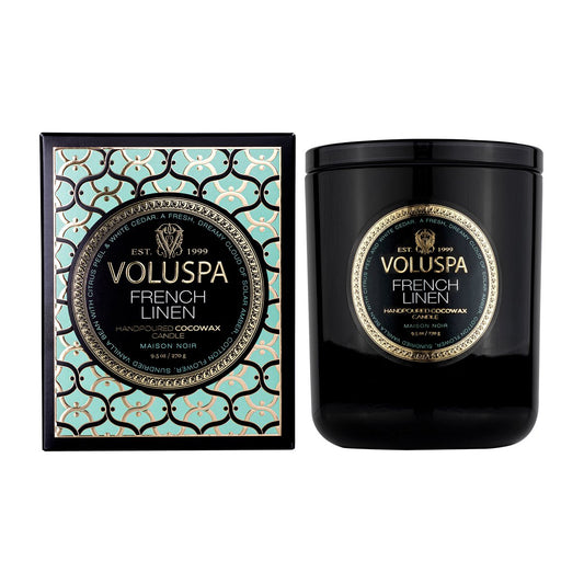 Voluspa Classic Maison Noir scented 60 hours French Linen