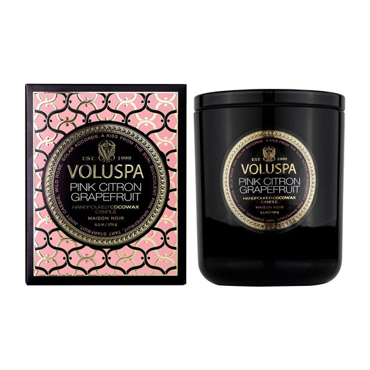 Voluspa Classic Maison Noir Duftkerze 60 Stunden Pink Citron Grapefruit