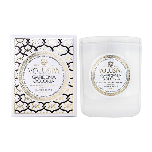 Voluspa Classic Maison Blanc Duftkerze 60 Stunden Gardenia Colonia