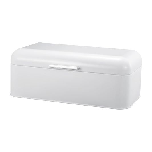 Dorre Bella bread bin carbon steel 23x42 cm White