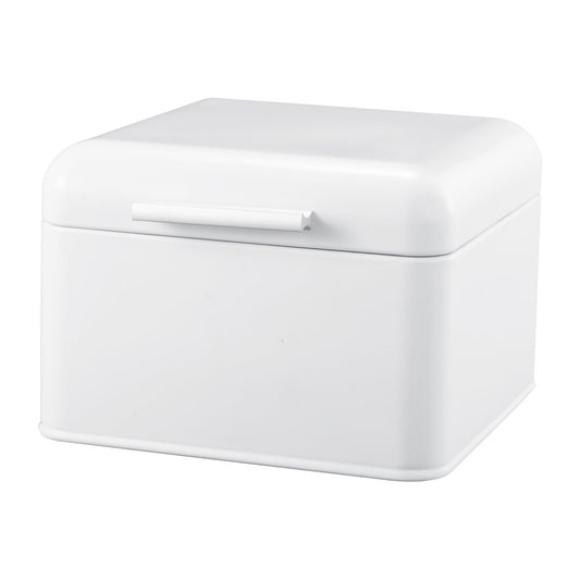 Dorre Bella bread bin carbon steel 20x20 cm White