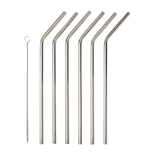 Dorre Corrigan straw 23 cm 6-pack Stainless steel