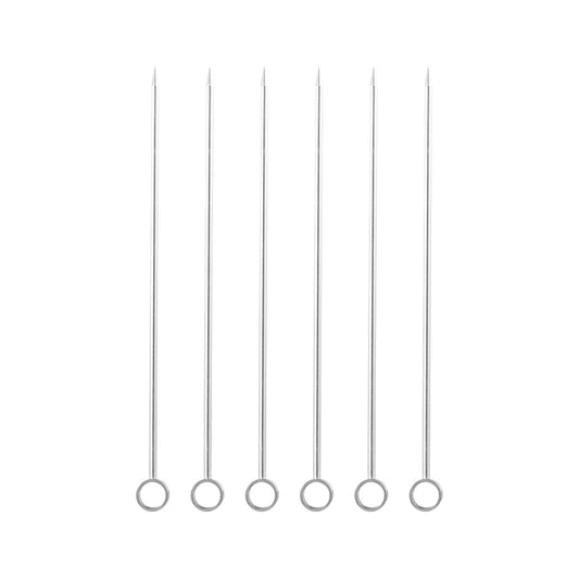 Dorre Carita Cocktail-Sticks 6er Pack Edelstahl