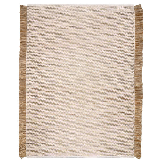 Classic Collection Goa Teppich 170 x 230cm Weiß-Jute