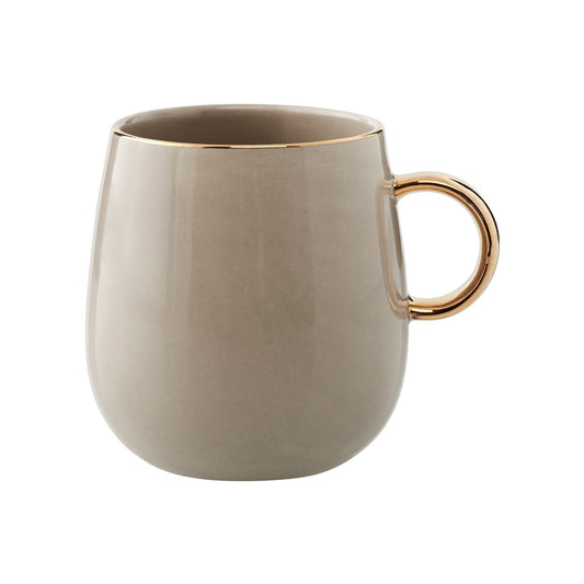 Lene Bjerre Clara Tasse mit Henkel 27cl Driftwood-light gold