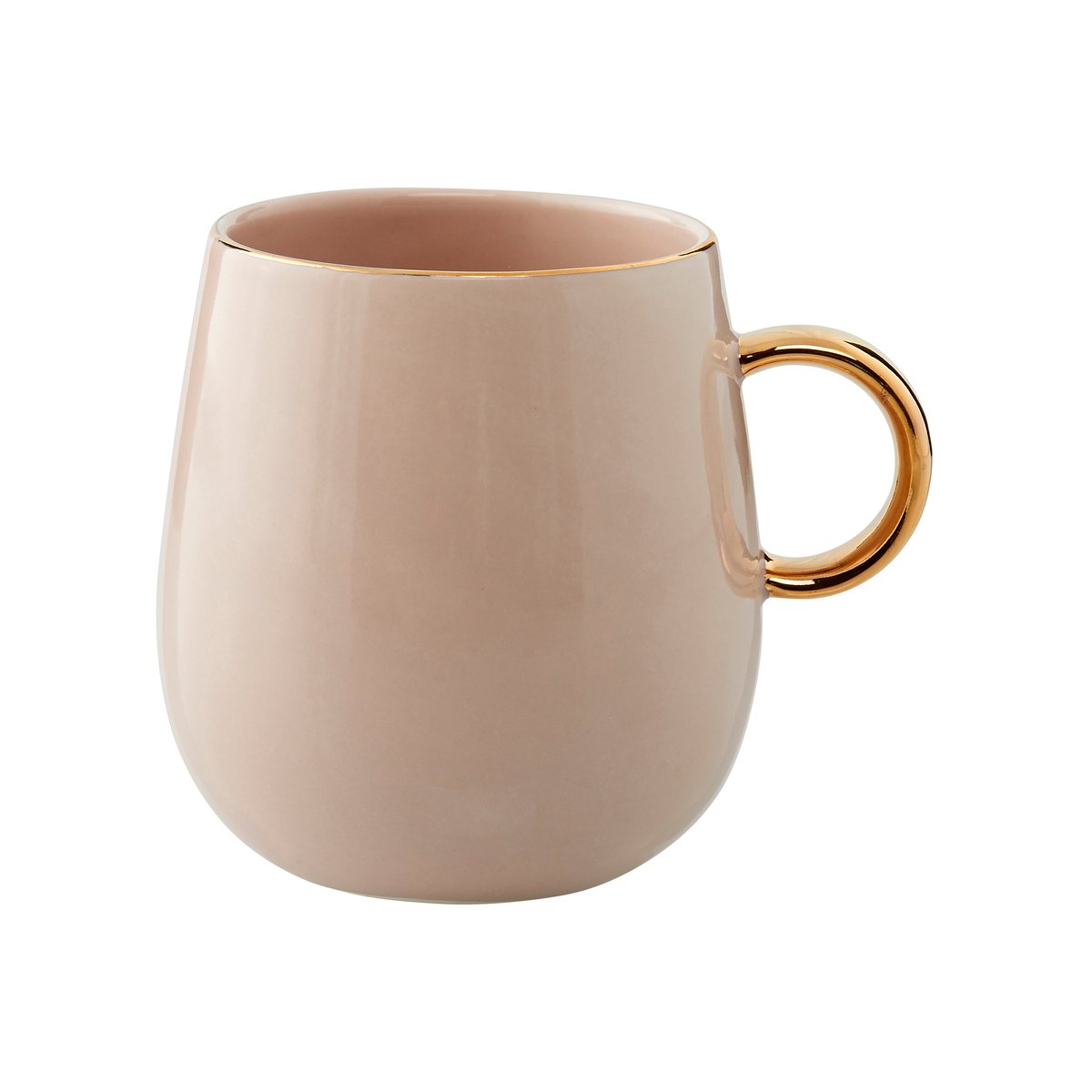 Lene Bjerre Clara mug with handle 27 cl Rose-light gold