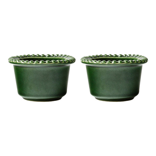 PotteryJo Daria liten skål Ø12 cm 2-pack Moss