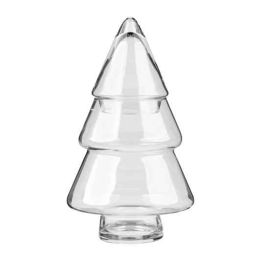 Muurla Glass tree glasburk med lock 30 cm