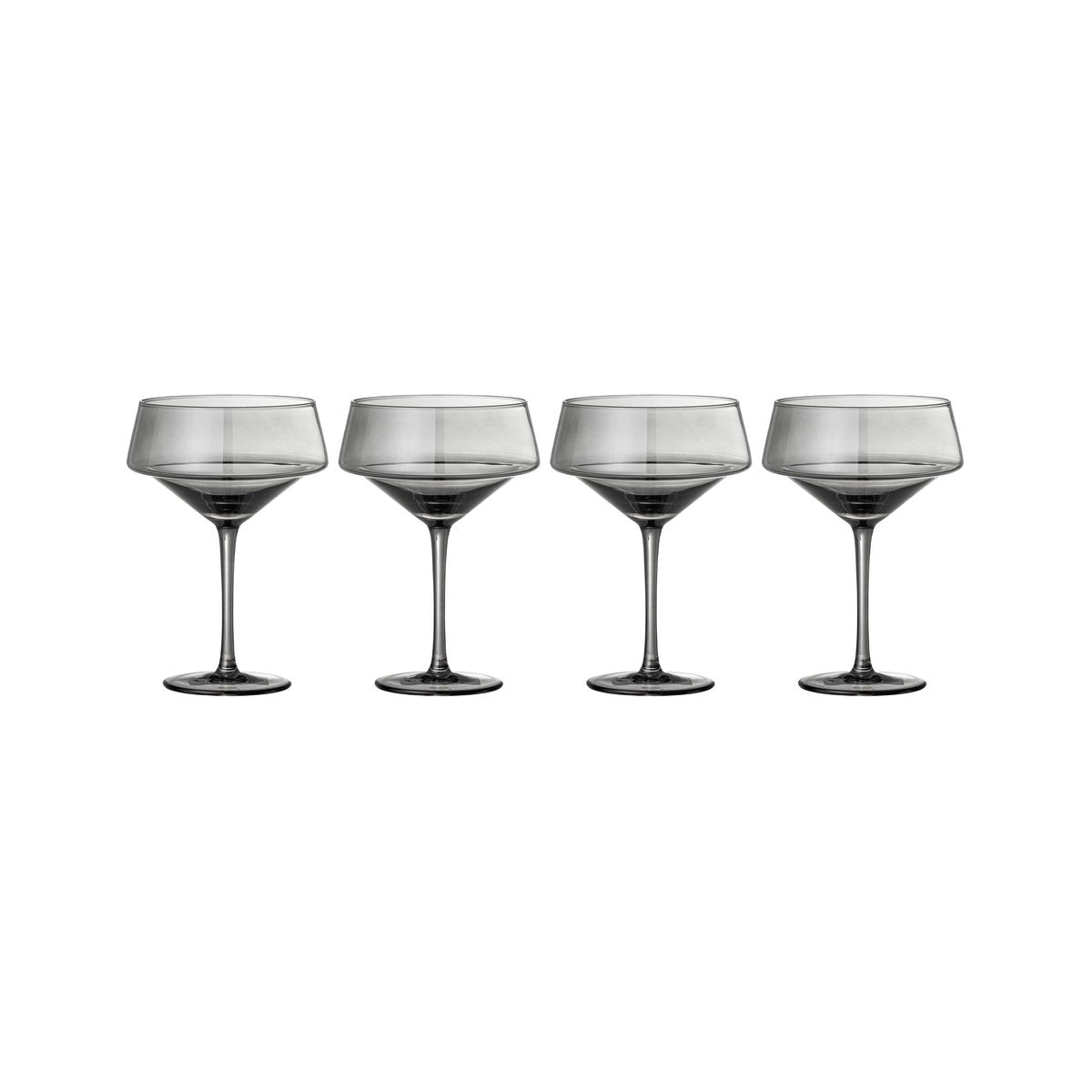 Bloomingville Yvette cocktailglas 33 cl 4-pack Grå