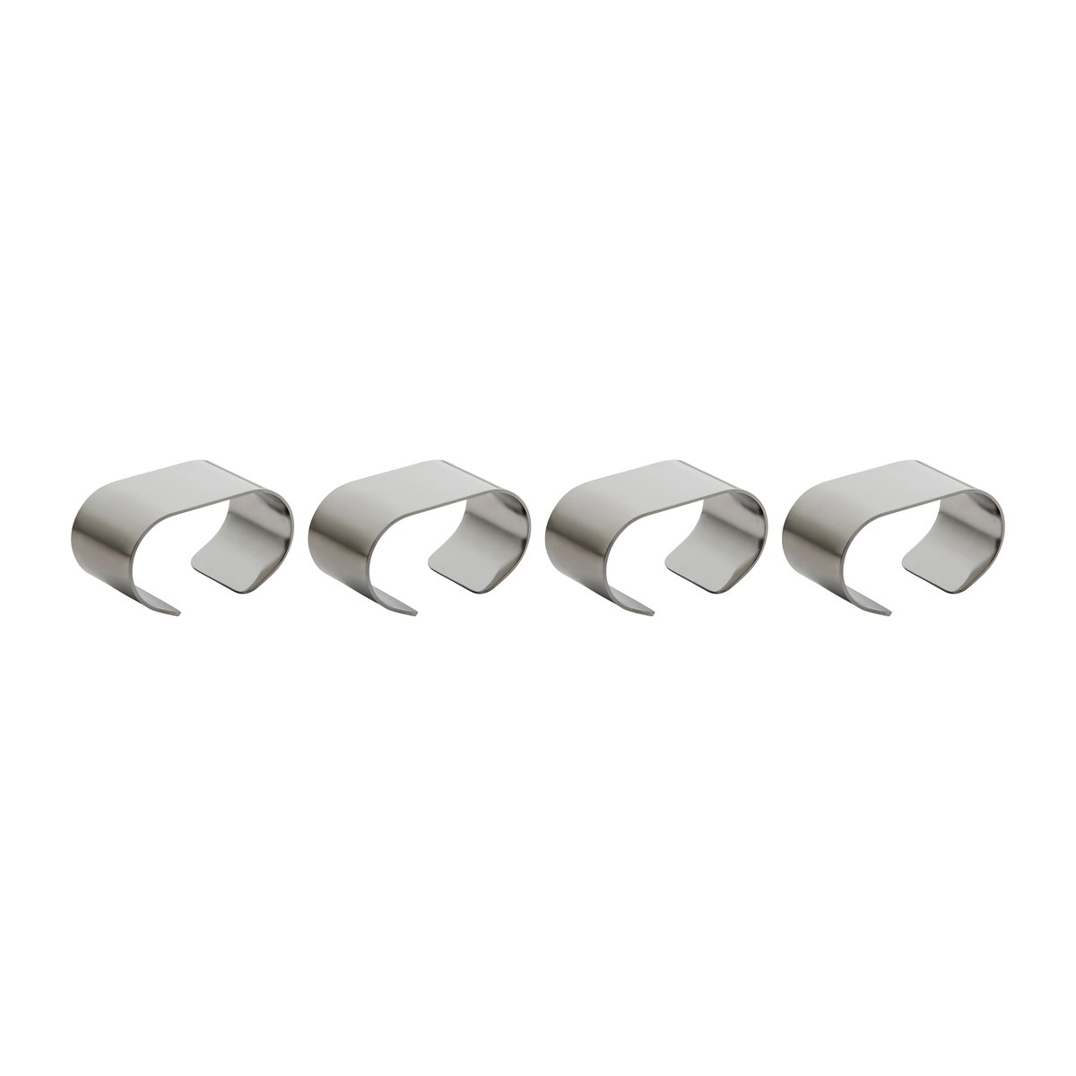 Aida Raw Serviettenringe 4er Pack Stainless steel