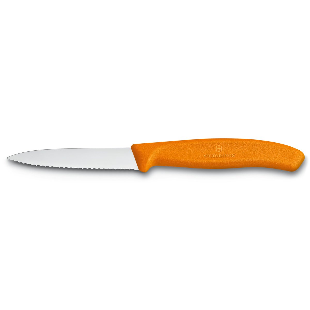 Victorinox Swiss Classic Gemüse-/Schälmesser gezahnt 8cm Orange