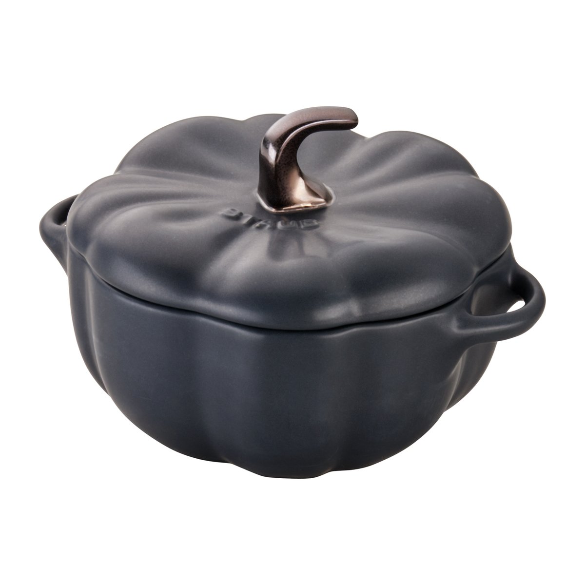 STAUB Staub Kürbistopf aus Steingut schwarz 0,47 L