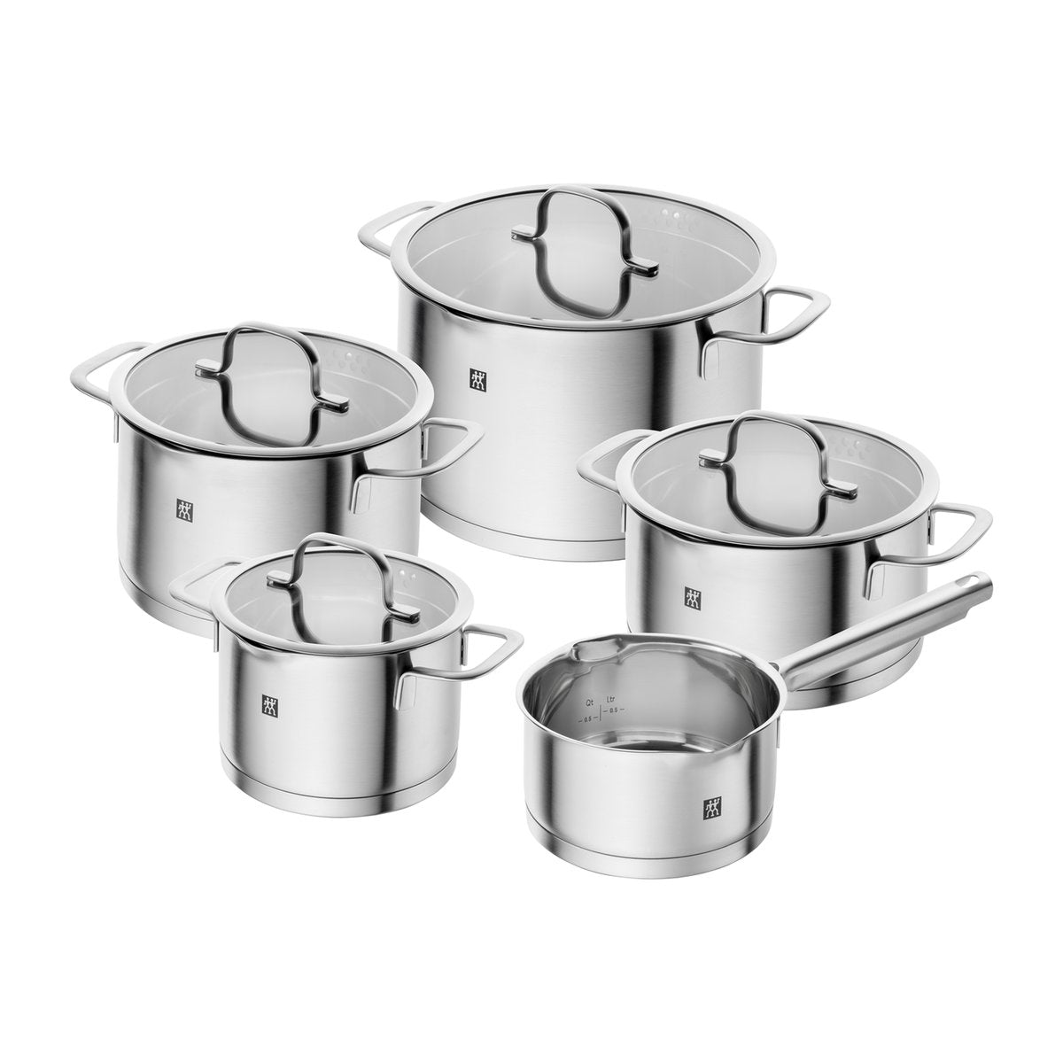 Zwilling Zwilling TrueFlow grytset 5 delar Silver