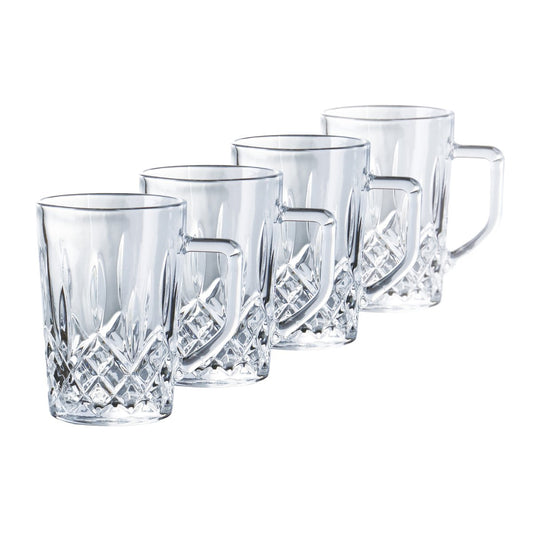 Aida Harvey kaffeglas med handtag 27,5 cl 4-pack Klar