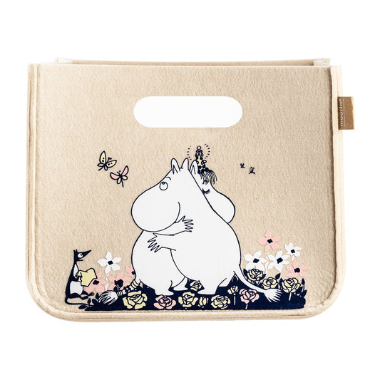 Muurla Mumin Hug Verwahrungskorb 26 x 26cm Beige