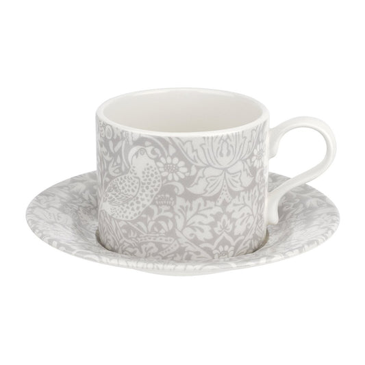 Spode Strawberry Thief Teetasse  28cl Grey