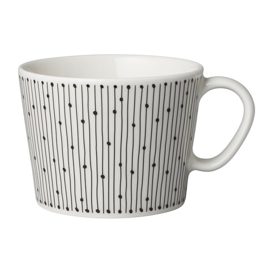 Arabia Mainio Sarastus Tasse 17cl Schwarz-weiß