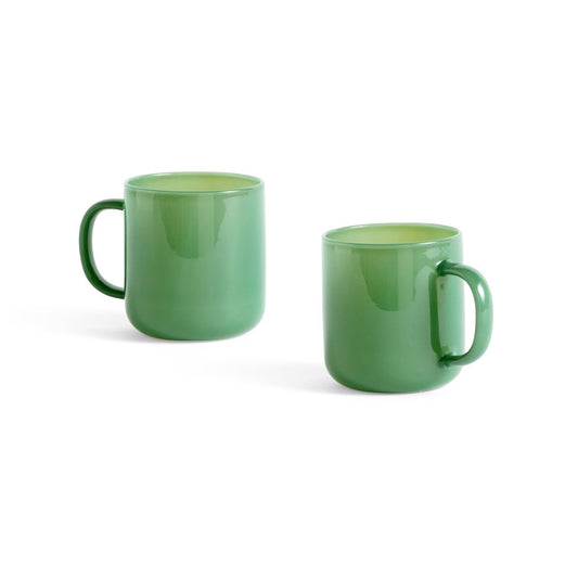 HAY Borosilicate Tasse 30cl 2er Pack Jade green