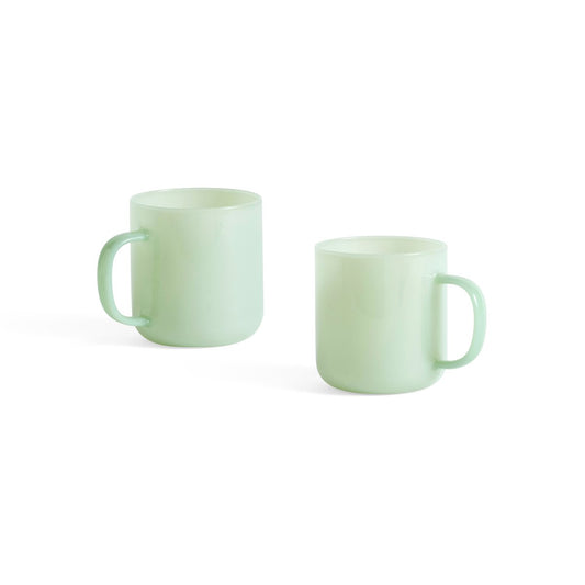 HAY Borosilicate Tasse 30cl 2er Pack Jade light green