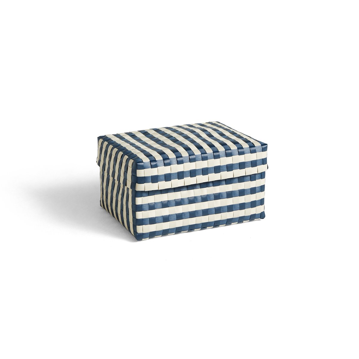 HAY Maxim Stripe Box  Verwahrungskorb M 24 x 33,5cm Blau-sand