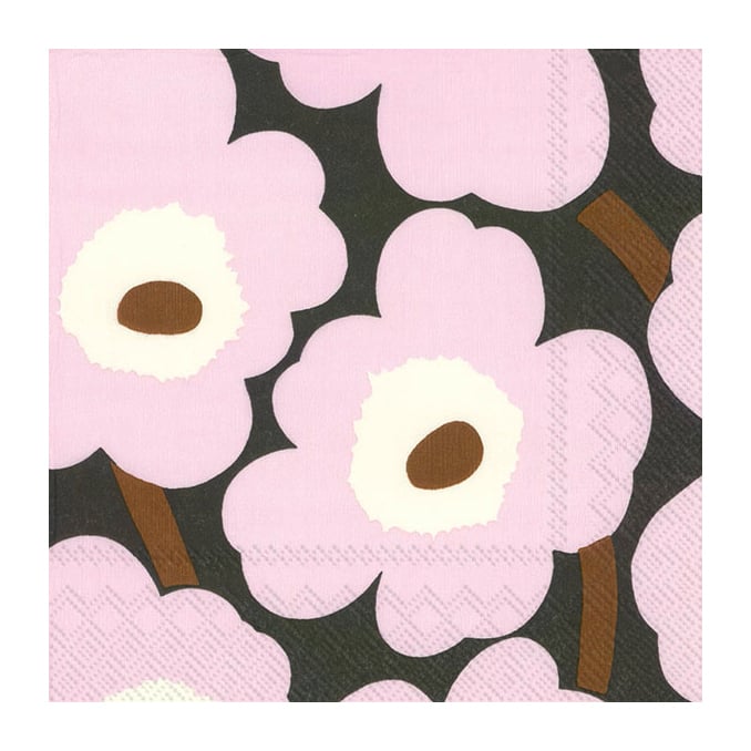 Marimekko Unikko servett 33x33 cm 20-pack Rose