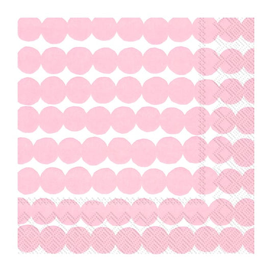 Marimekko Räsymatto servett 33x33 cm 20-pack White rose