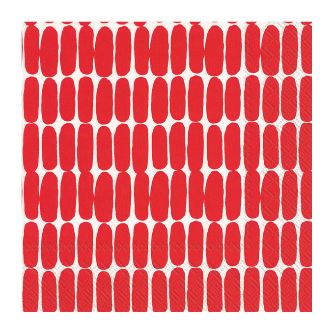 Marimekko Alku servett 33x33 cm 20-pack Röd