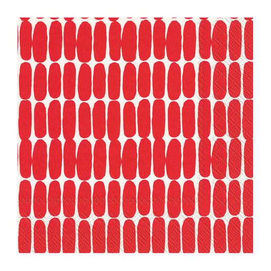 Marimekko Alku servett 33x33 cm 20-pack Röd