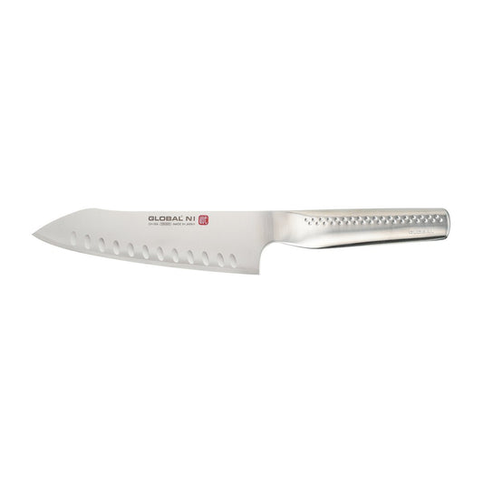 Global Global GN-006 Grönsakshacka Oriental olivslipad rostfritt stål, 18 cm