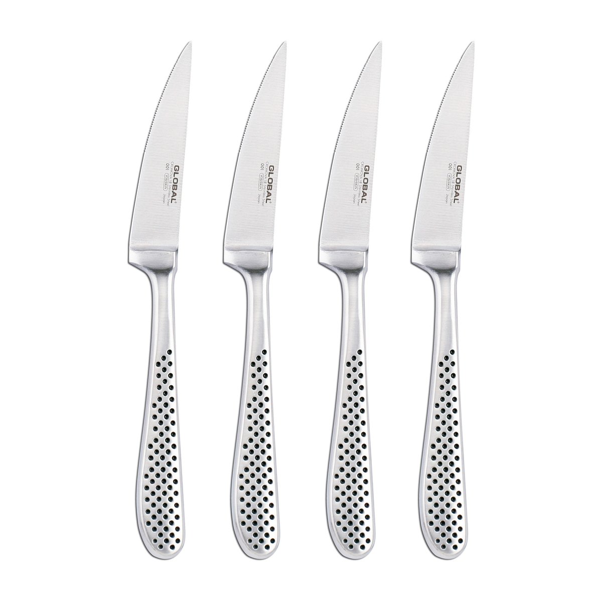 Global Global GTF-4001 Stekkniv smidd 4-pack rostfritt stål