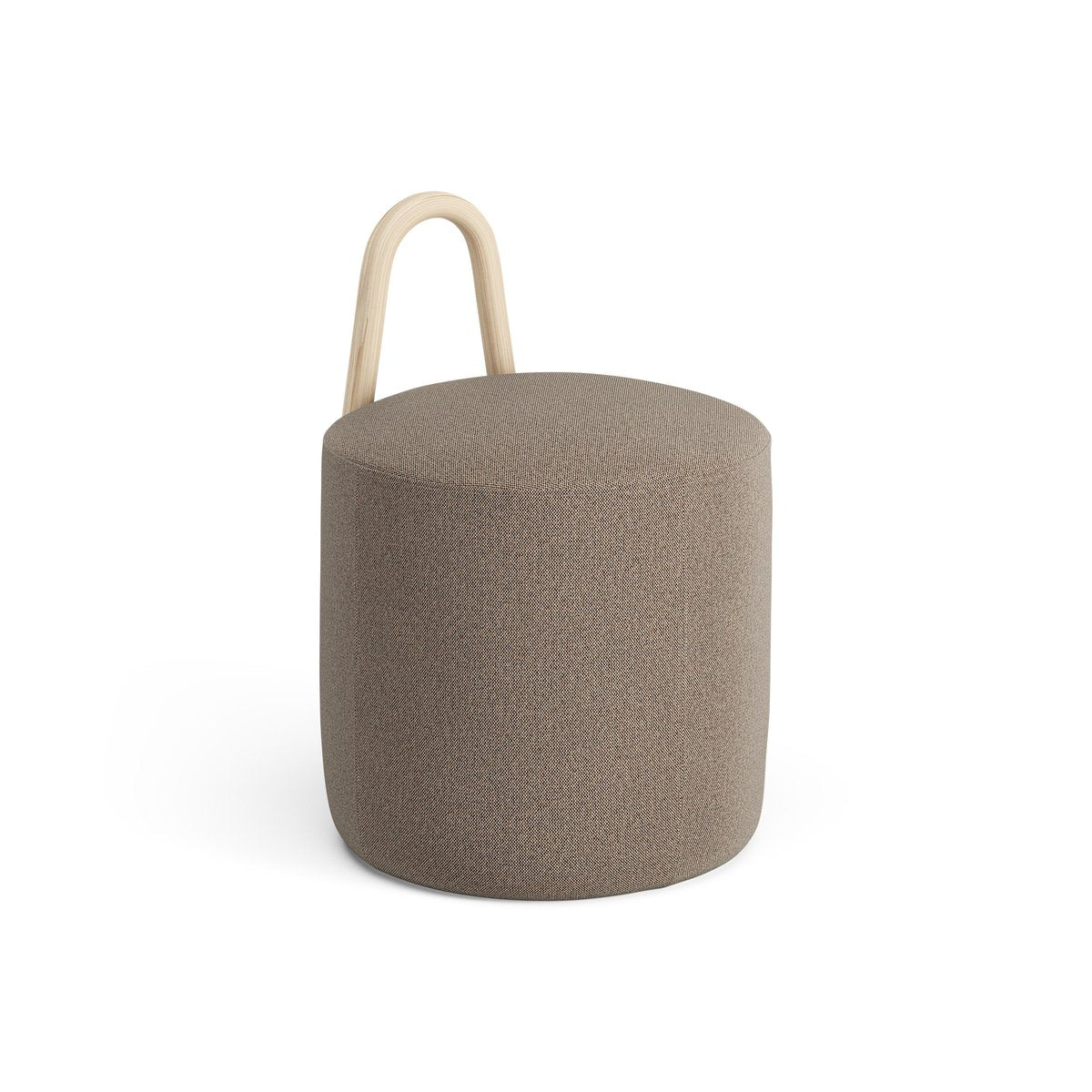 Swedese Amstelle kleiner Pouf Esche Naturlack Main Line Flax 23