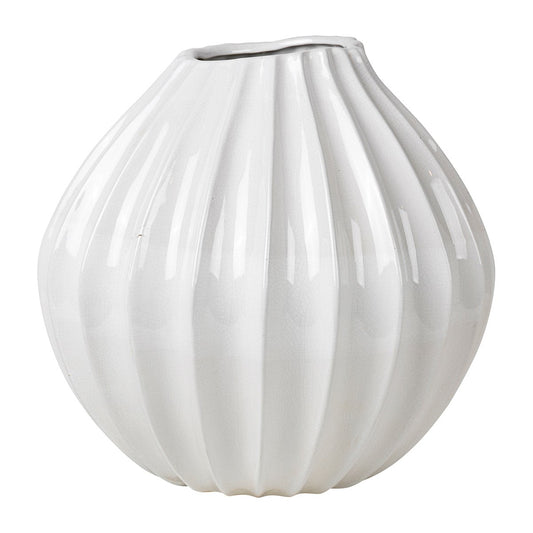 Broste Copenhagen Wide Vase ivory 40cm