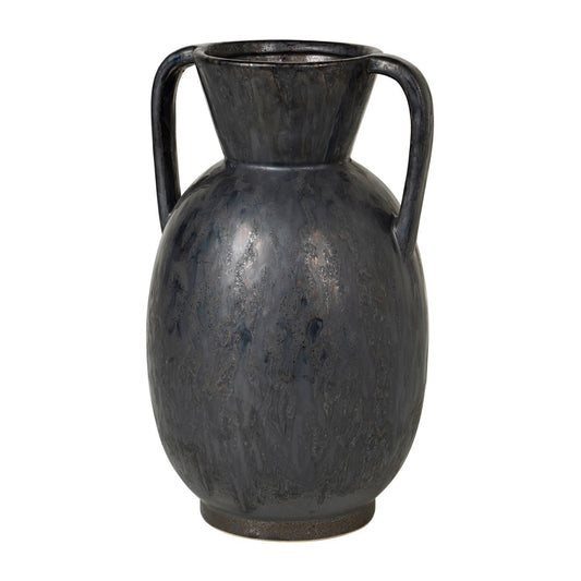 Broste Copenhagen Simi Vase 29cm Antique grey-black