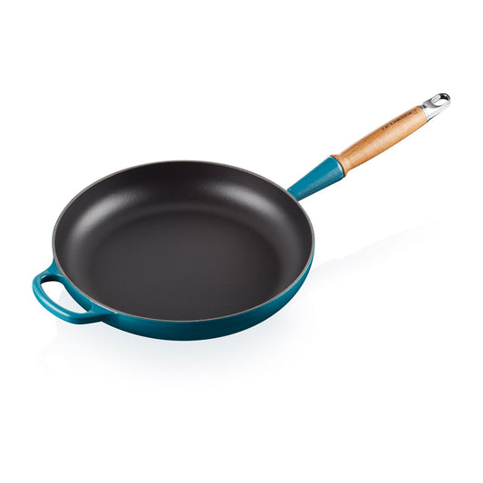 Le Creuset Le Creuset Signature Pfanne Holzgriff 28cm Deep Teal