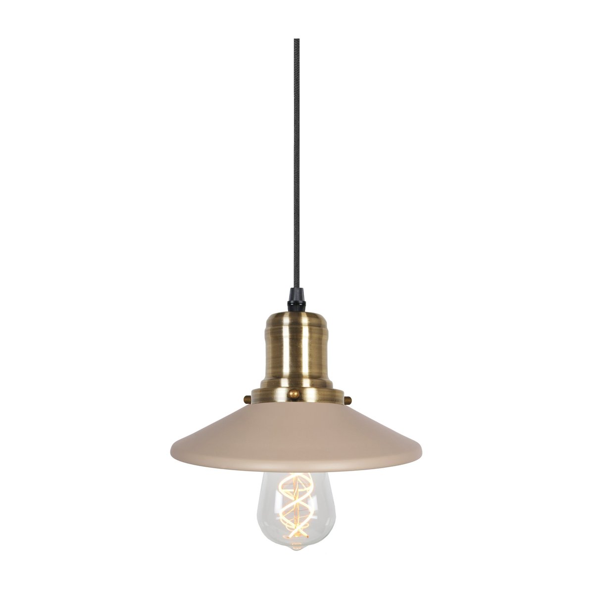 Globen Lighting Disc Pendelleuchte mini Beige