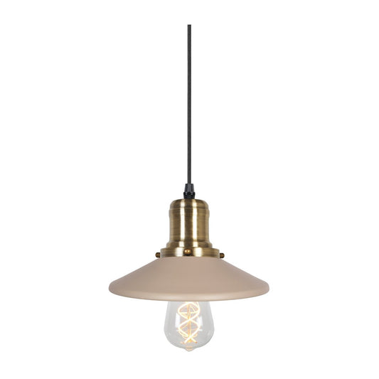 Globen Lighting Disc Pendelleuchte mini Beige